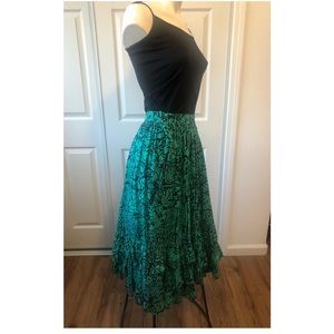 Vintage 80’s Liz Sport Skirt Tropical, Petite Sz 8